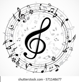 Music Note Background