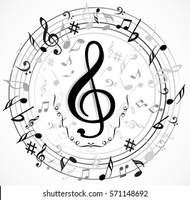 Music Note Background