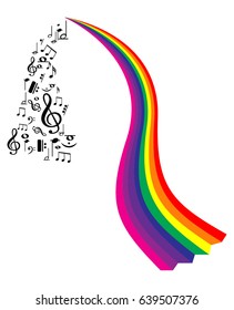 Music Note Background