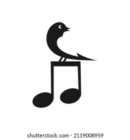 Diseño de logotipo para aves de nota musical