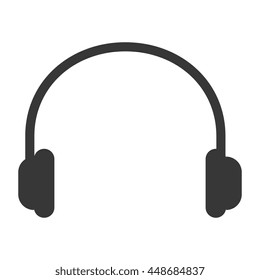 Music note in black and white colors design, isolated icon vector illustration.