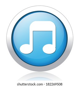 music note button