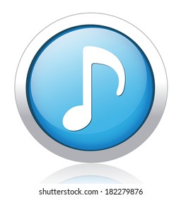 music note button