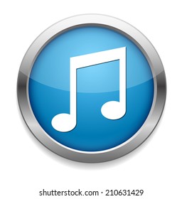 music note button