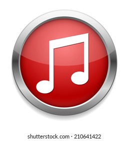 music note button