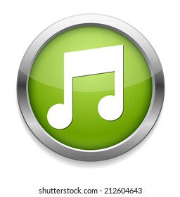 music note button