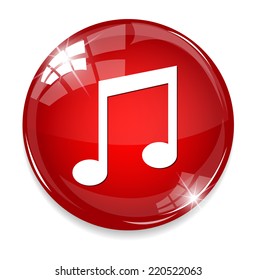 music note button