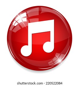 music note button