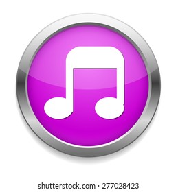 music note button