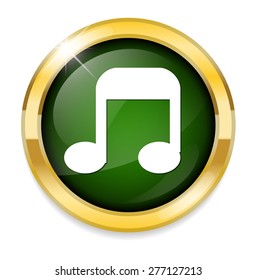 music note button