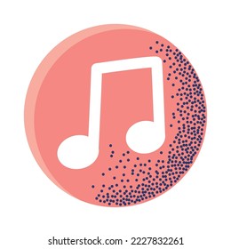 music note button isolated icon - Powered by Shutterstock - Get 15% off with code: PIKWIZARD15