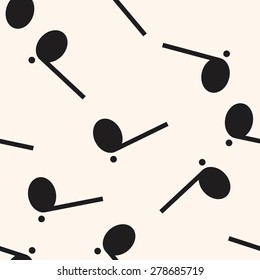 music note, cartoon seamless pattern background