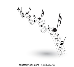 music note design