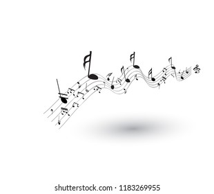 music note design