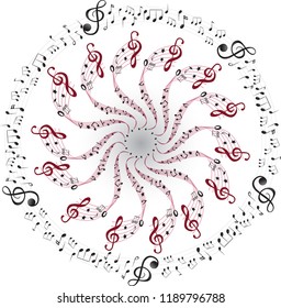 music note design