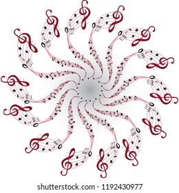 music note design