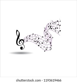 music note design