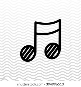 music note design 