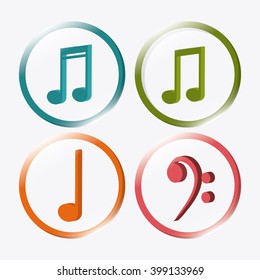 Music note design