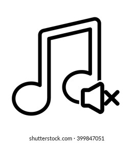 Music note design, vector illustration