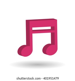music note design , vector illustration