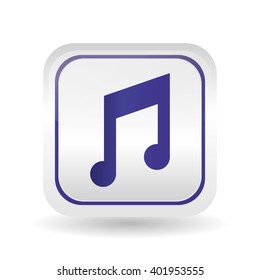 music note design, vector illustration