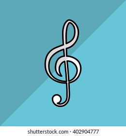 music note design , vector illustration