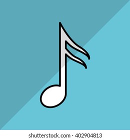 music note design , vector illustration