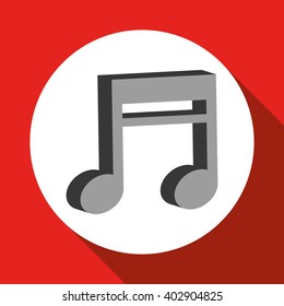 music note design , vector illustration