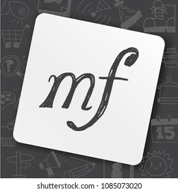 music note doodle