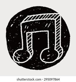 music note doodle