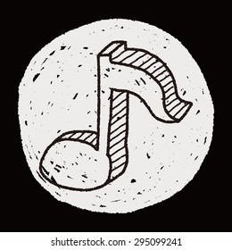 music note doodle