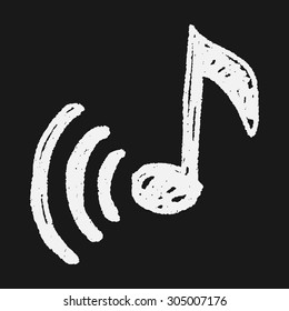 music note doodle