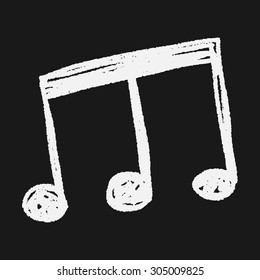 music note doodle