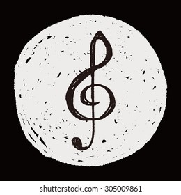 music note doodle