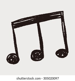 music note doodle