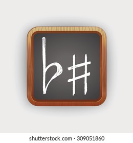 music note doodle