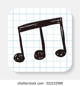 music note doodle