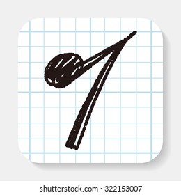 music note doodle