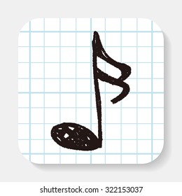 music note doodle