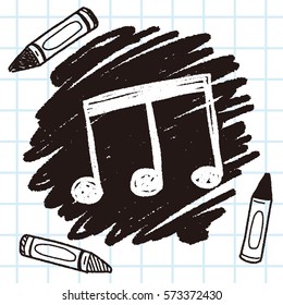 music note doodle
