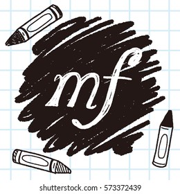 music note doodle