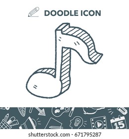 music note doodle