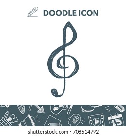 music note doodle
