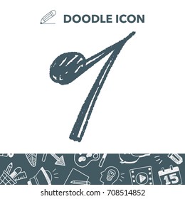 music note doodle