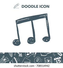 music note doodle