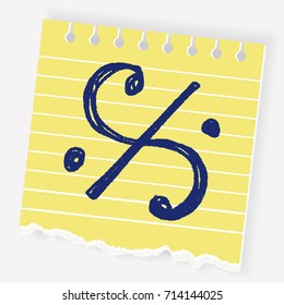 music note doodle