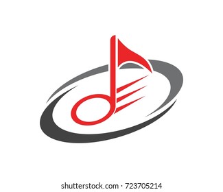 Music note Fast  Icon Vector
