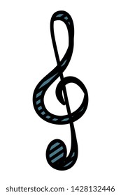 music note figure isolated icon