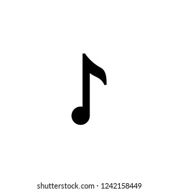 Music note graphic design template vector illustration